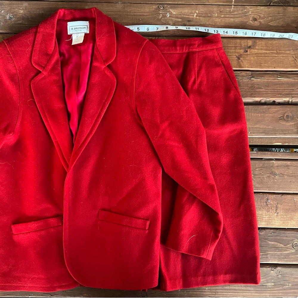 Vintage wool Blazer/Skirt set